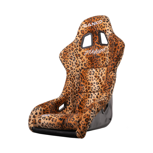 GANKO JP - STAUNCH FIXED BACK - LEOPARD PRINT